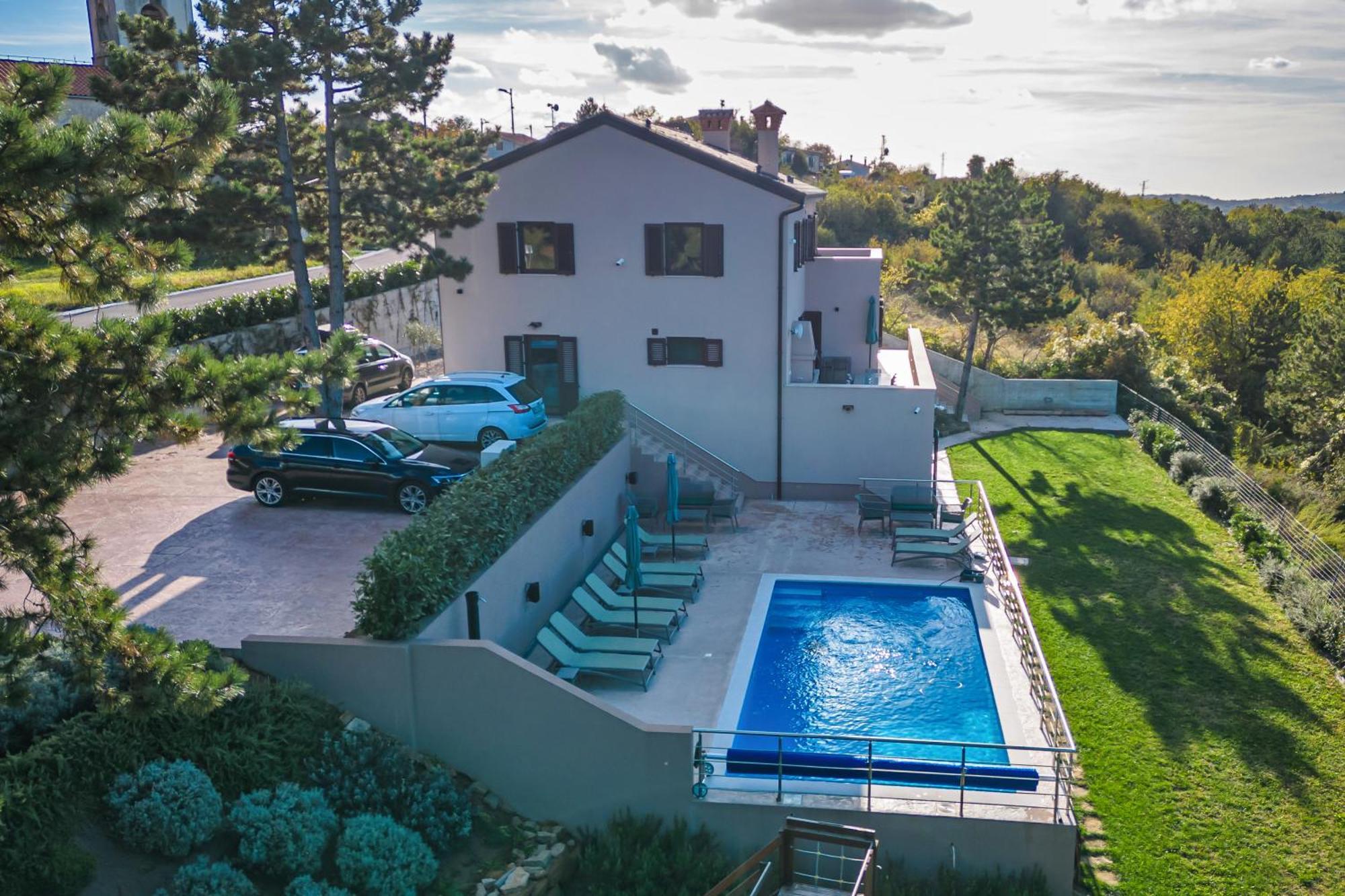 Luxury Villa Gradin Gračišče Exterior foto